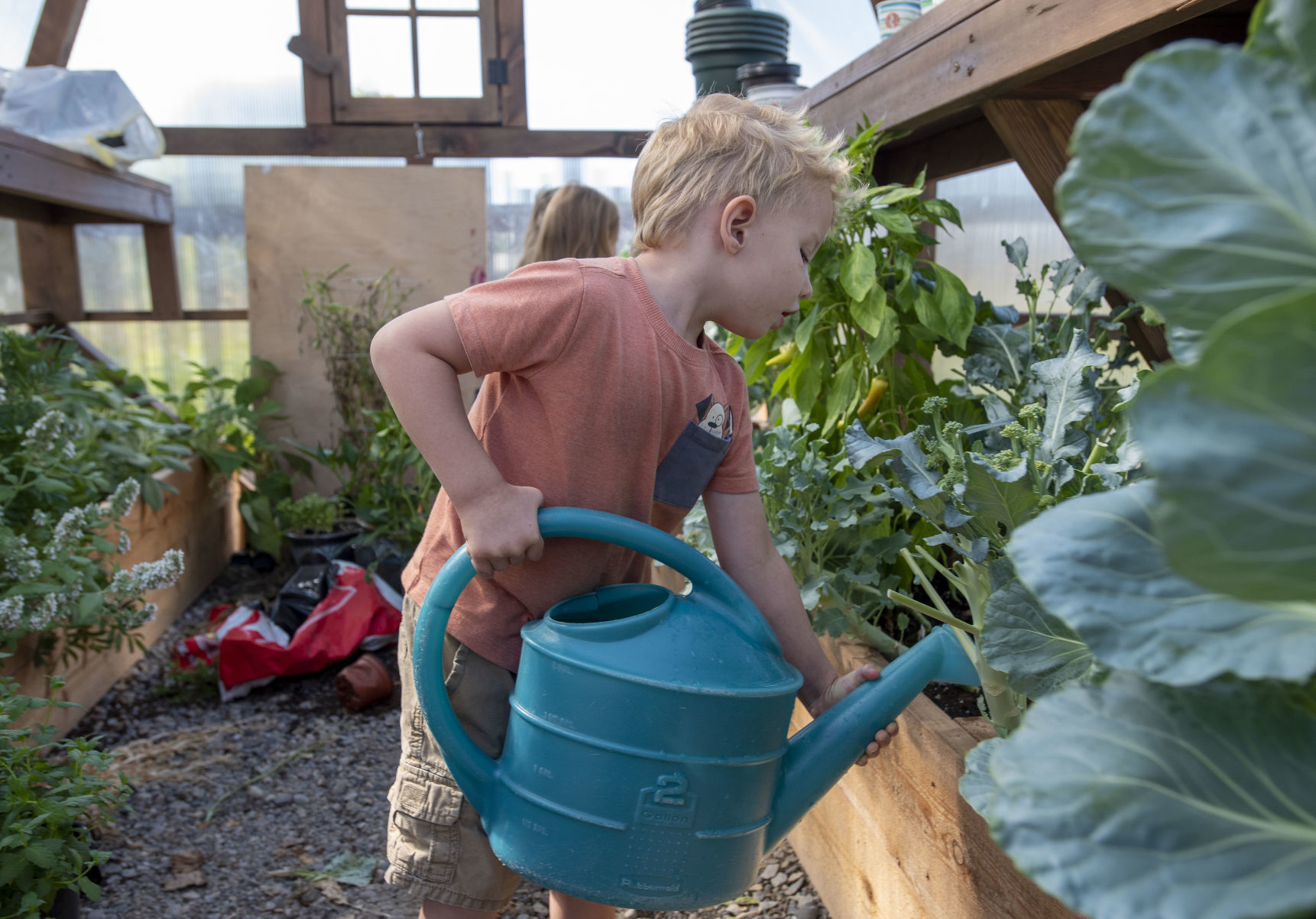 Children's Learning Center greenhouse